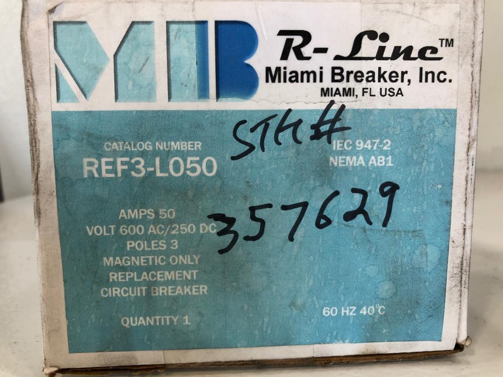 Miami Breaker R-Line 50 Amp Circuit Breaker REF3-L050